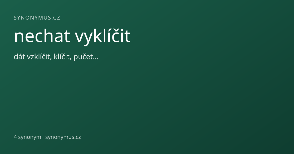 Náhled odkazu: nechat vyklíčit