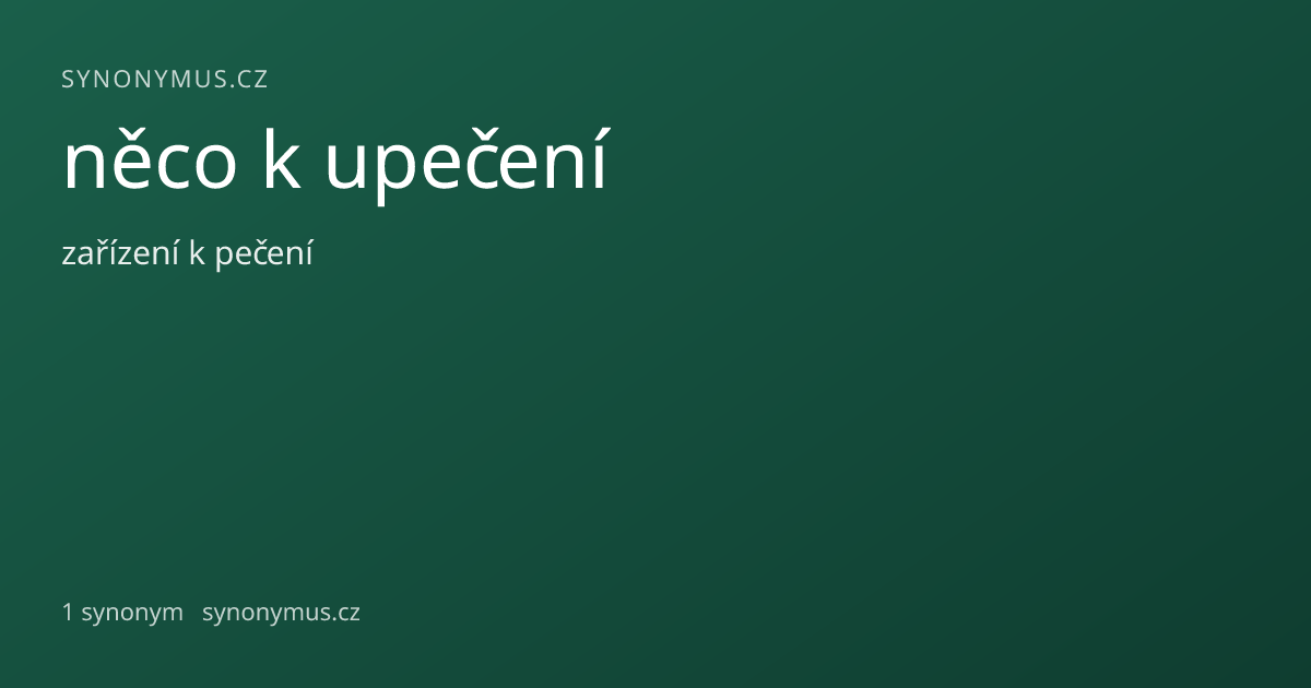 Náhled odkazu: něco k upečení