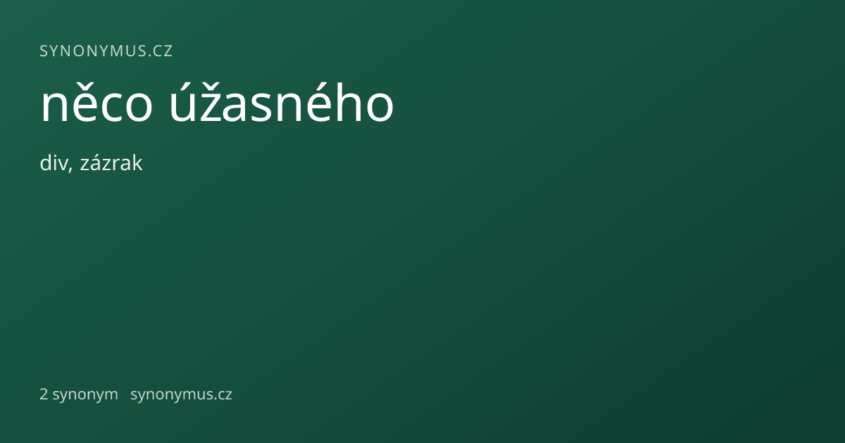 Náhled odkazu: něco úžasného
