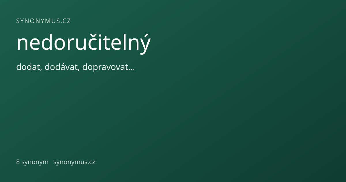 Náhled odkazu: nedoručitelný