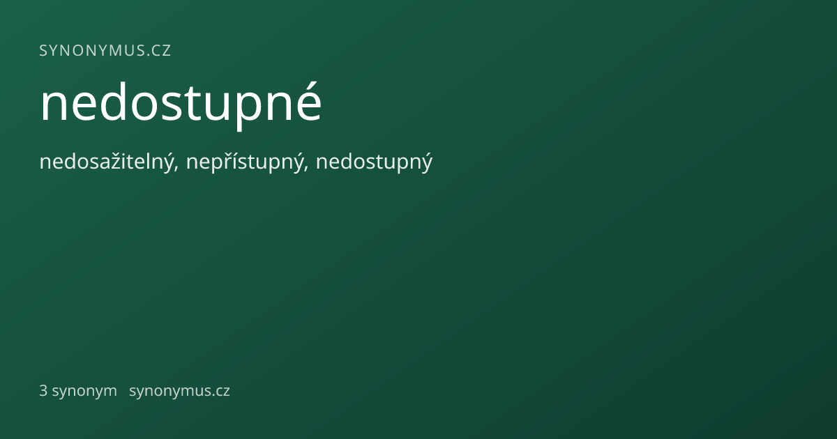 Náhled odkazu: nedostupné