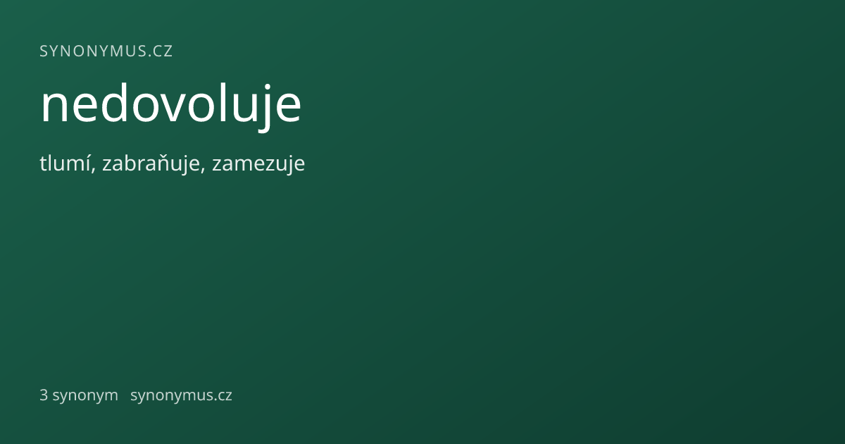 Náhled odkazu: nedovoluje