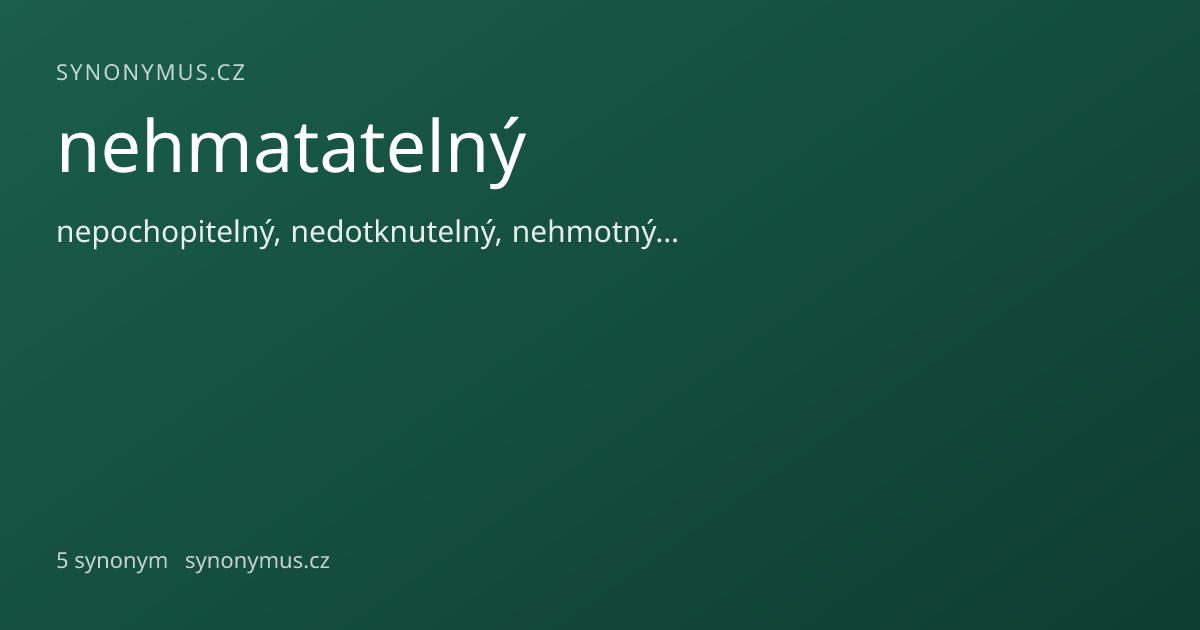 Náhled odkazu: nehmatatelný