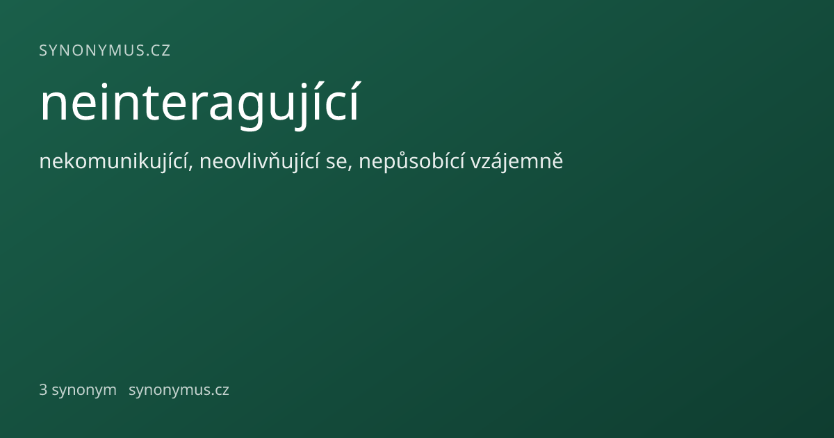 Náhled odkazu: neinteragující