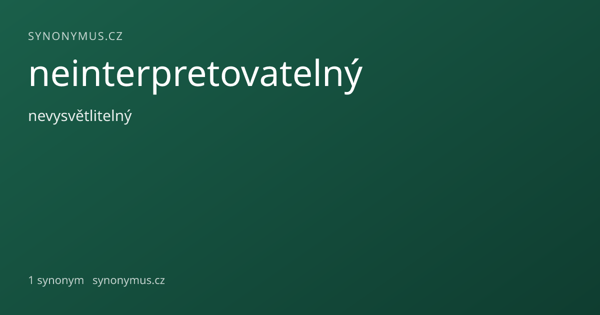 Náhled odkazu: neinterpretovatelný