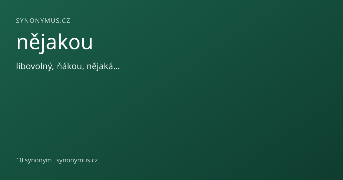Náhled odkazu: nějakou