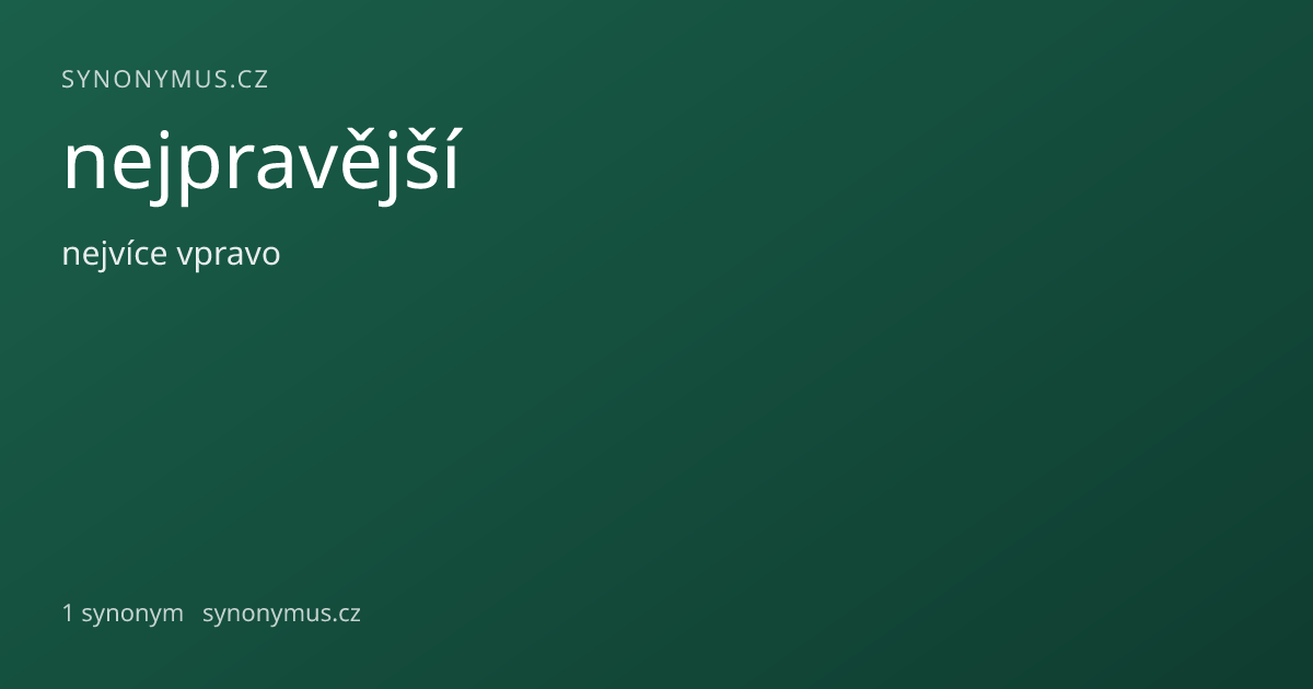 Náhled odkazu: nejpravější