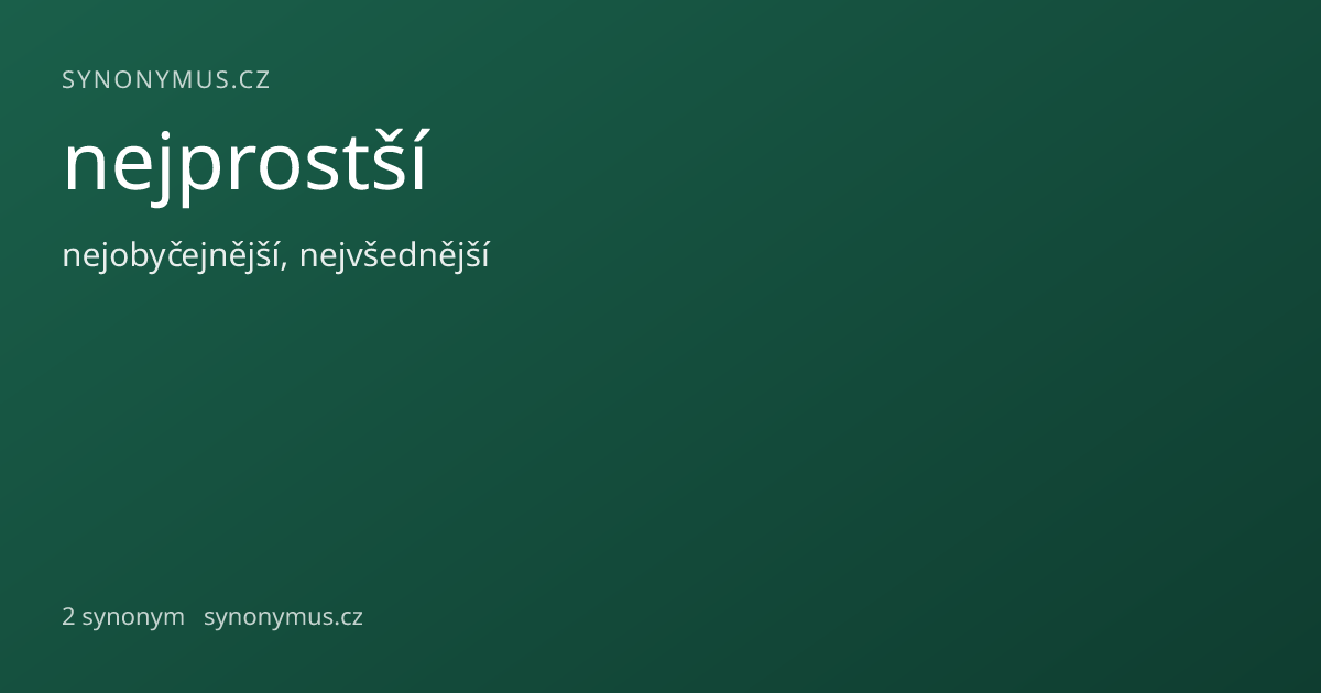 Náhled odkazu: nejprostší