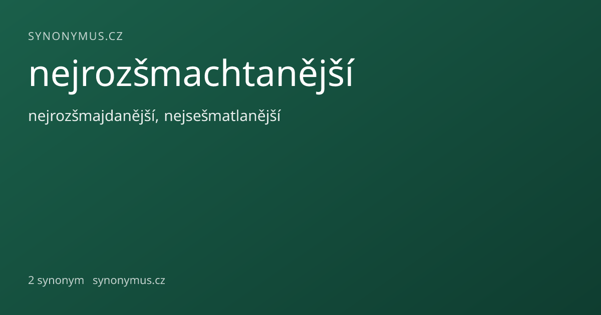 Náhled odkazu: nejrozšmachtanější