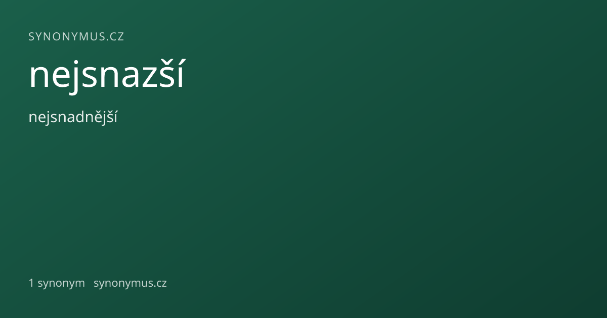 Náhled odkazu: nejsnazší