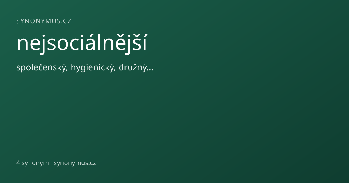Náhled odkazu: nejsociálnější