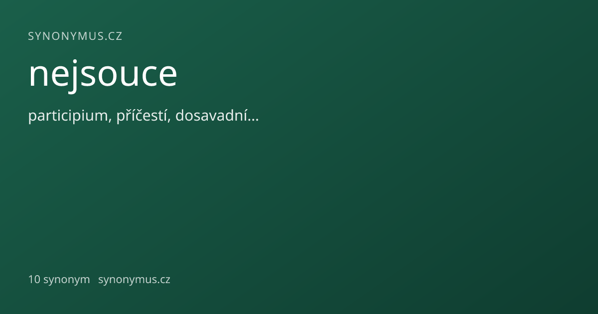 Náhled odkazu: nejsouce