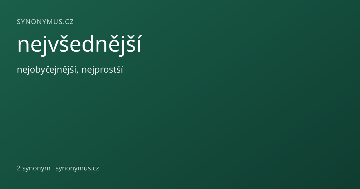 Náhled odkazu: nejvšednější
