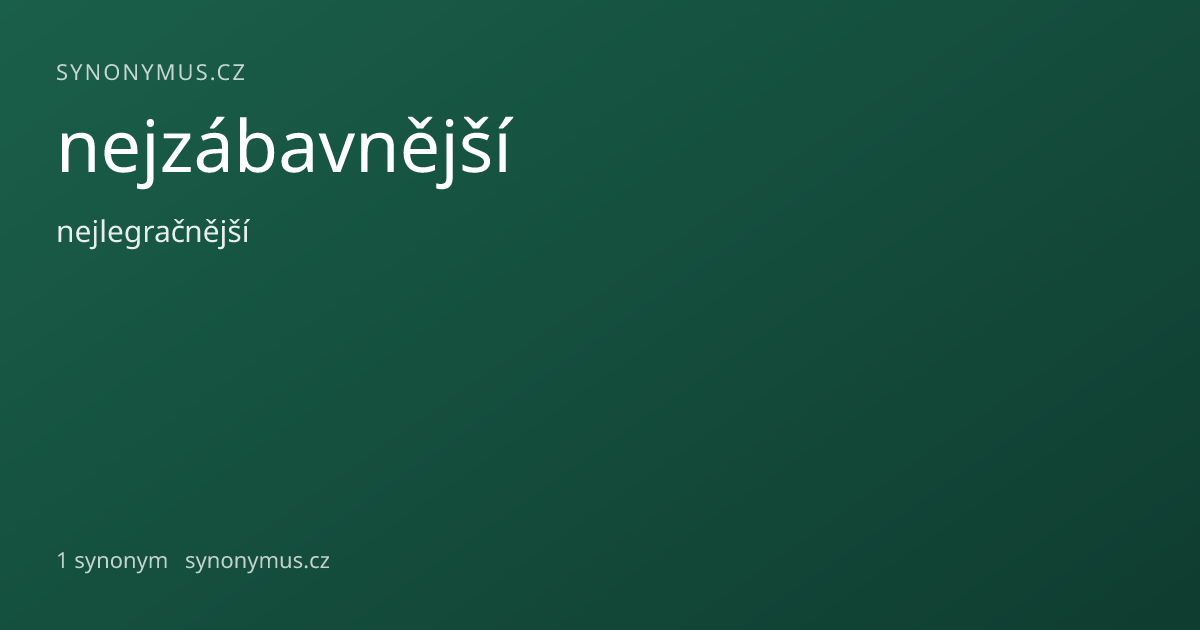 Náhled odkazu: nejzábavnější