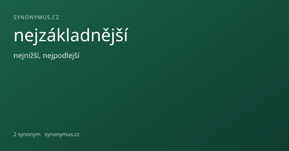 Náhled odkazu: nejzákladnější