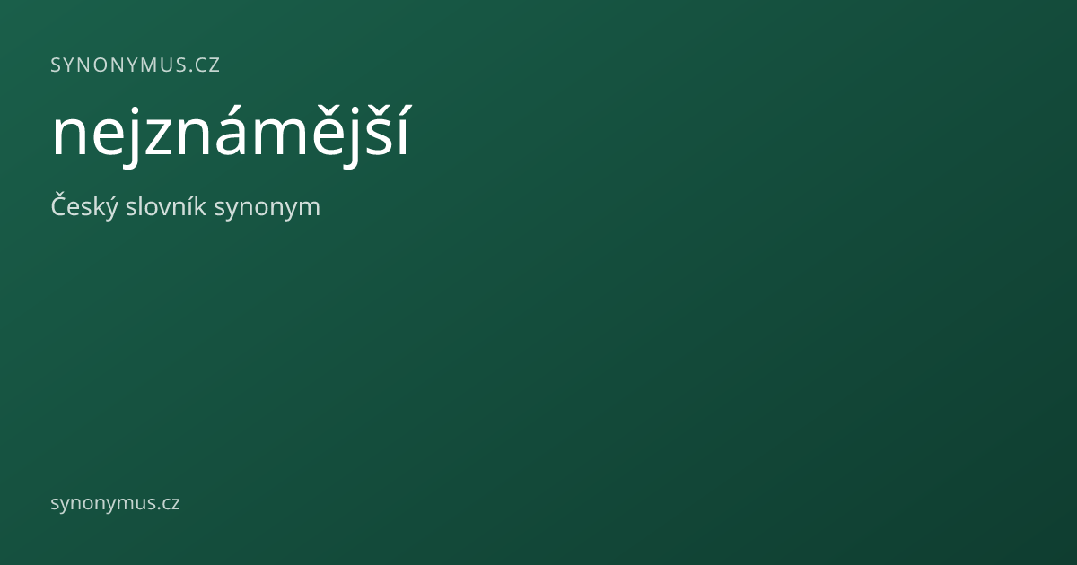 Náhled odkazu: nejznámější