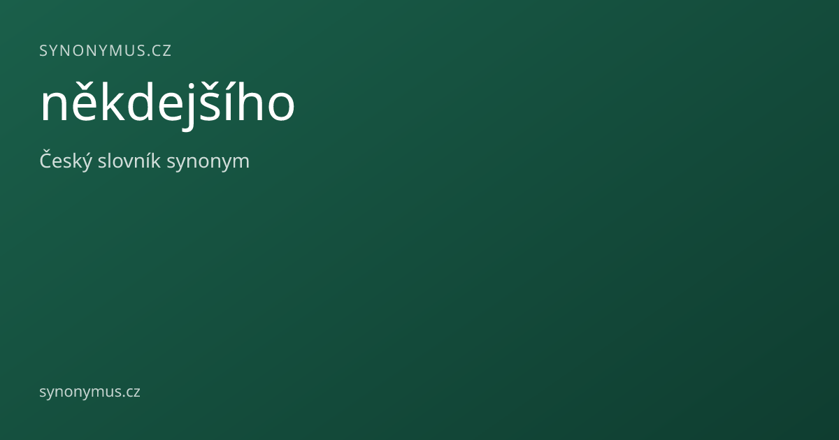 Náhled odkazu: někdejšího
