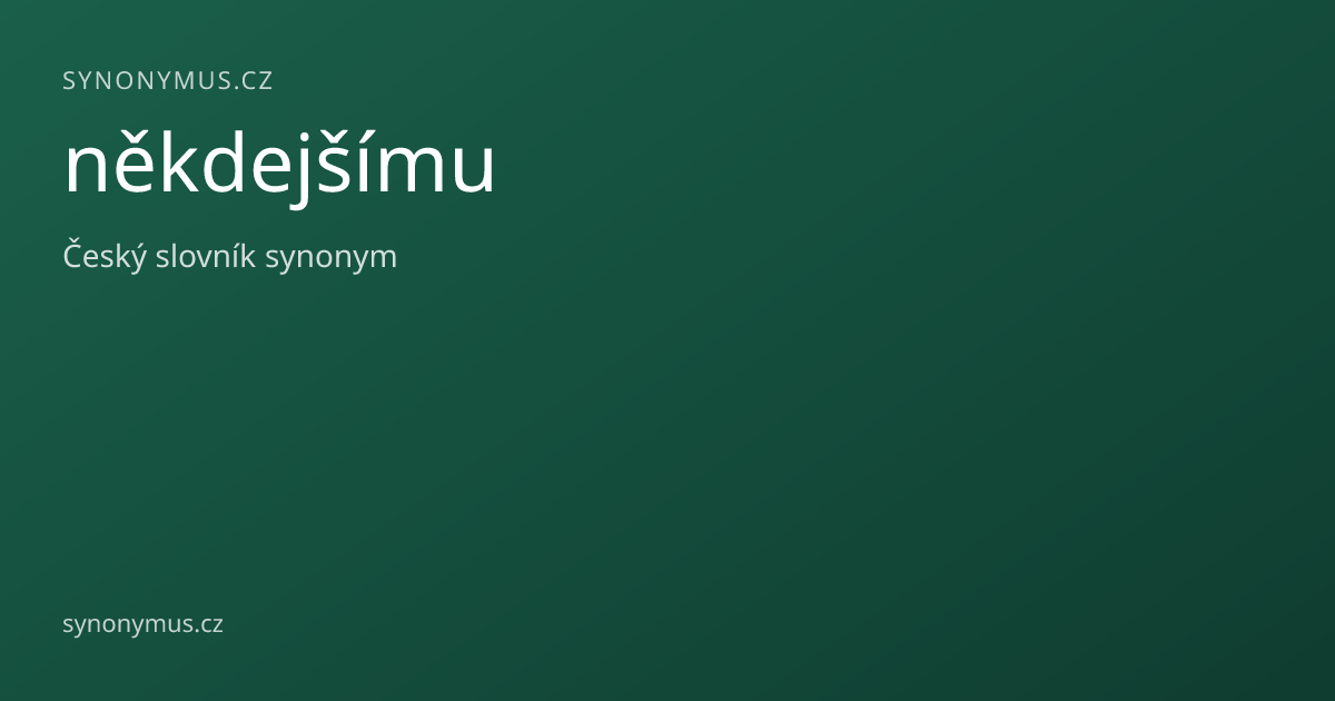 Náhled odkazu: někdejšímu