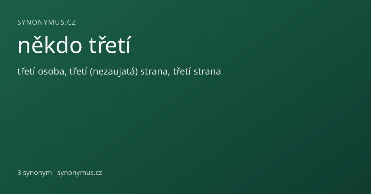 Náhled odkazu: někdo třetí