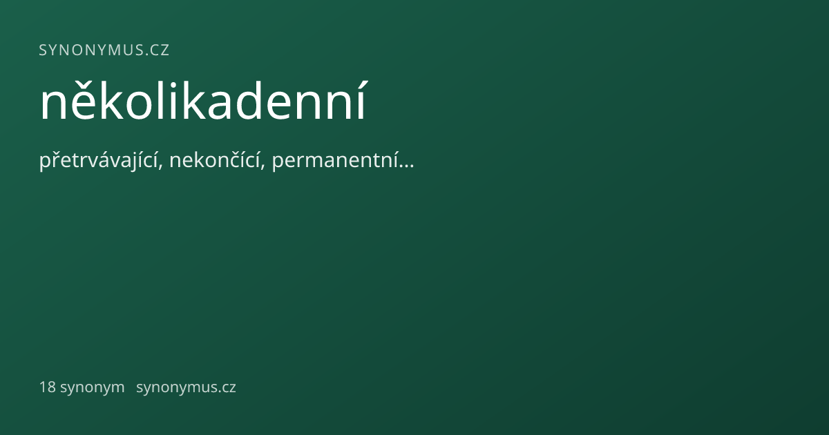 Náhled odkazu: několikadenní