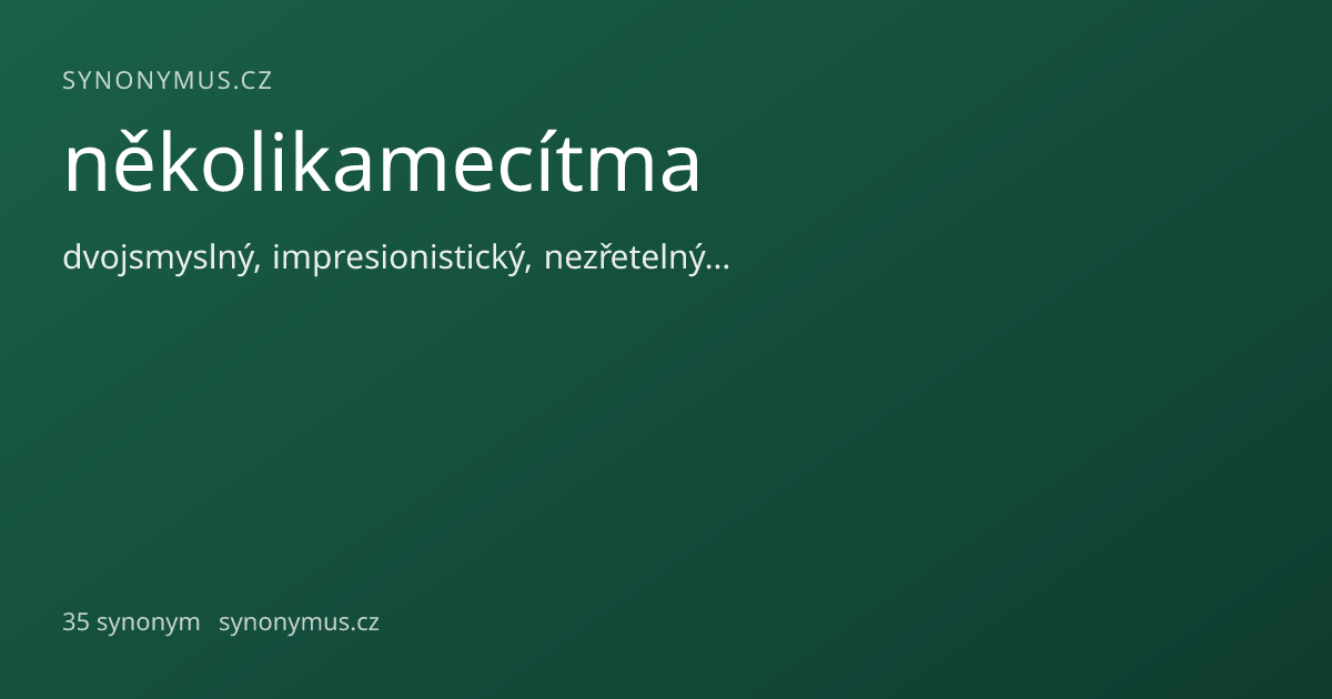 Náhled odkazu: několikamecítma