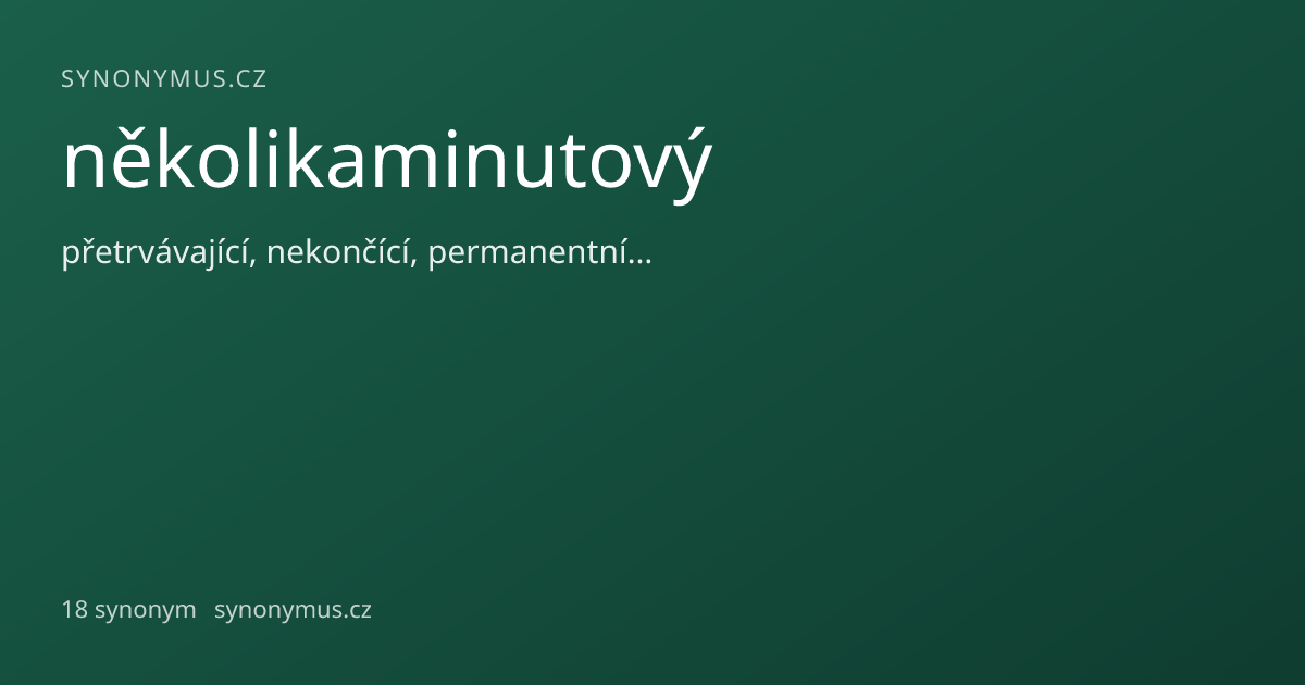 Náhled odkazu: několikaminutový