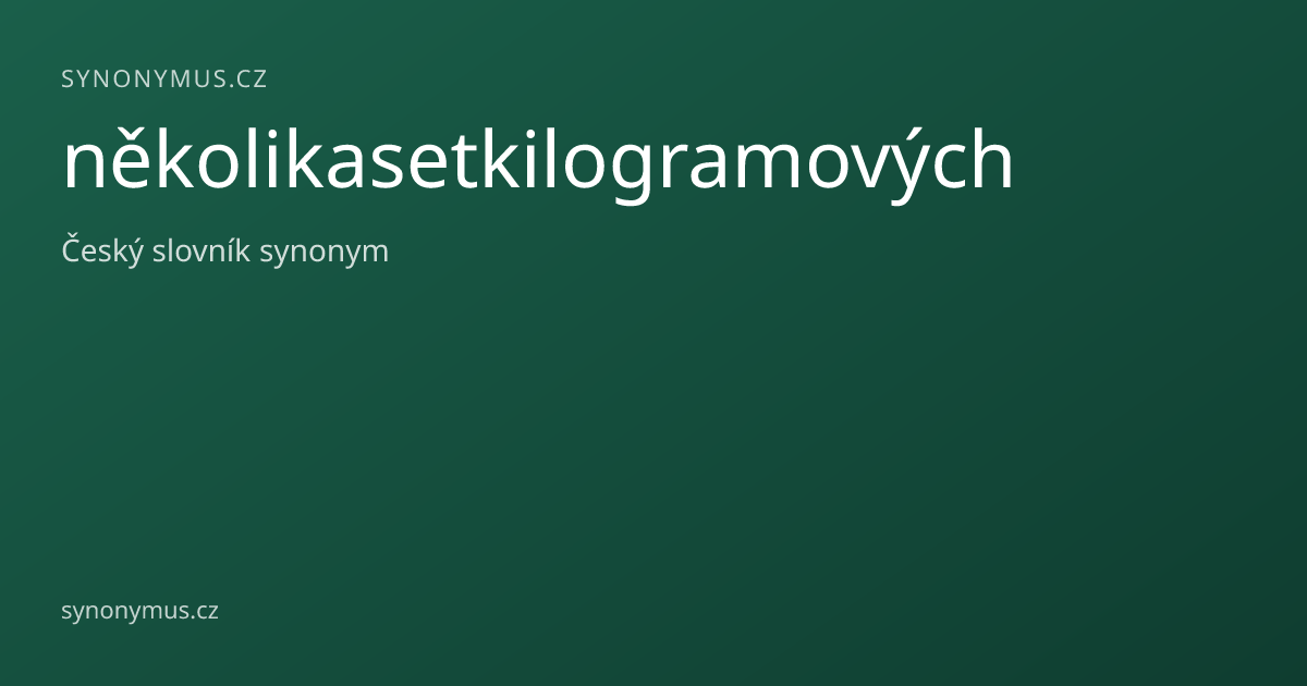 Náhled odkazu: několikasetkilogramových