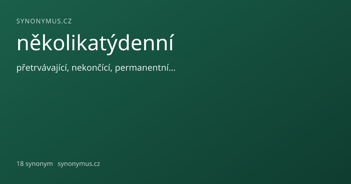 Náhled odkazu: několikatýdenní