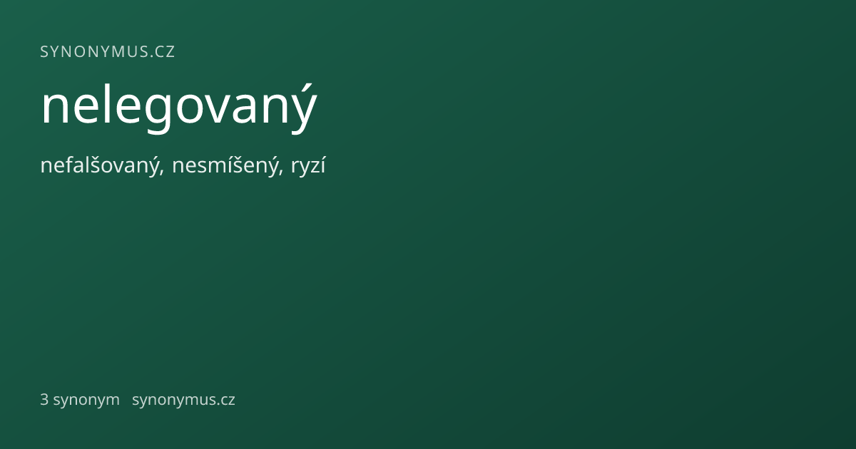 Náhled odkazu: nelegovaný