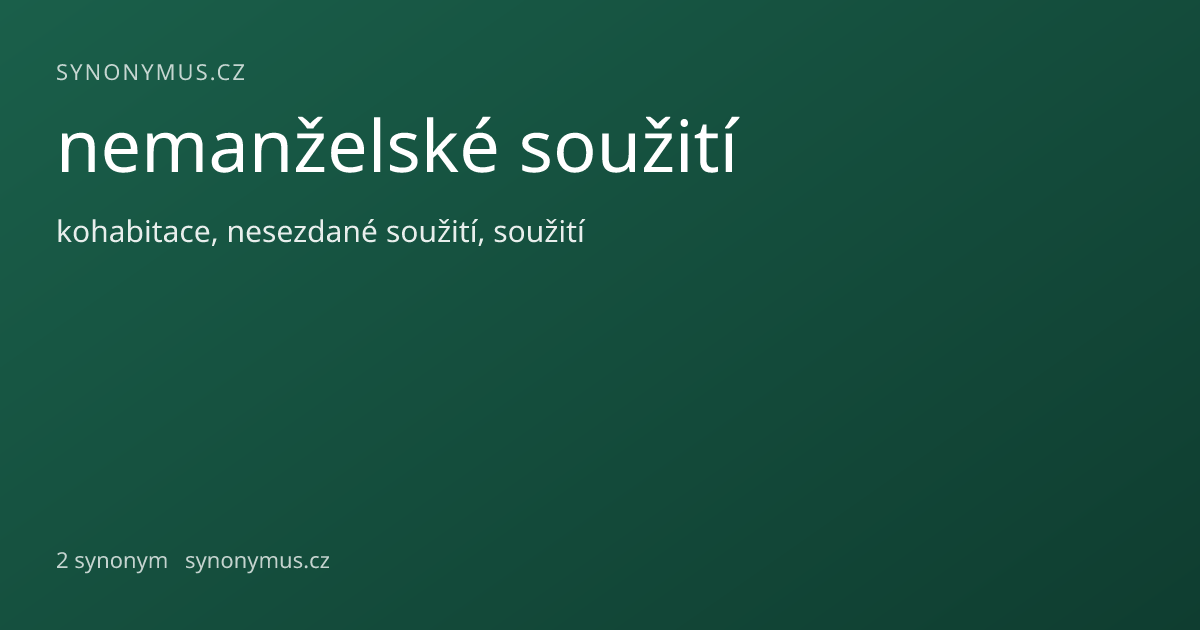 Náhled odkazu: nemanželské soužití