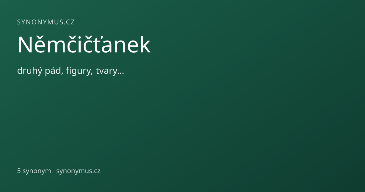 Náhled odkazu: Němčičťanek