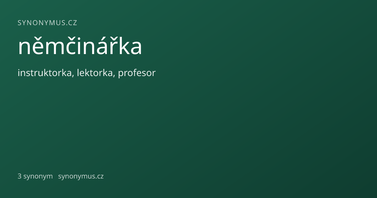 Náhled odkazu: němčinářka