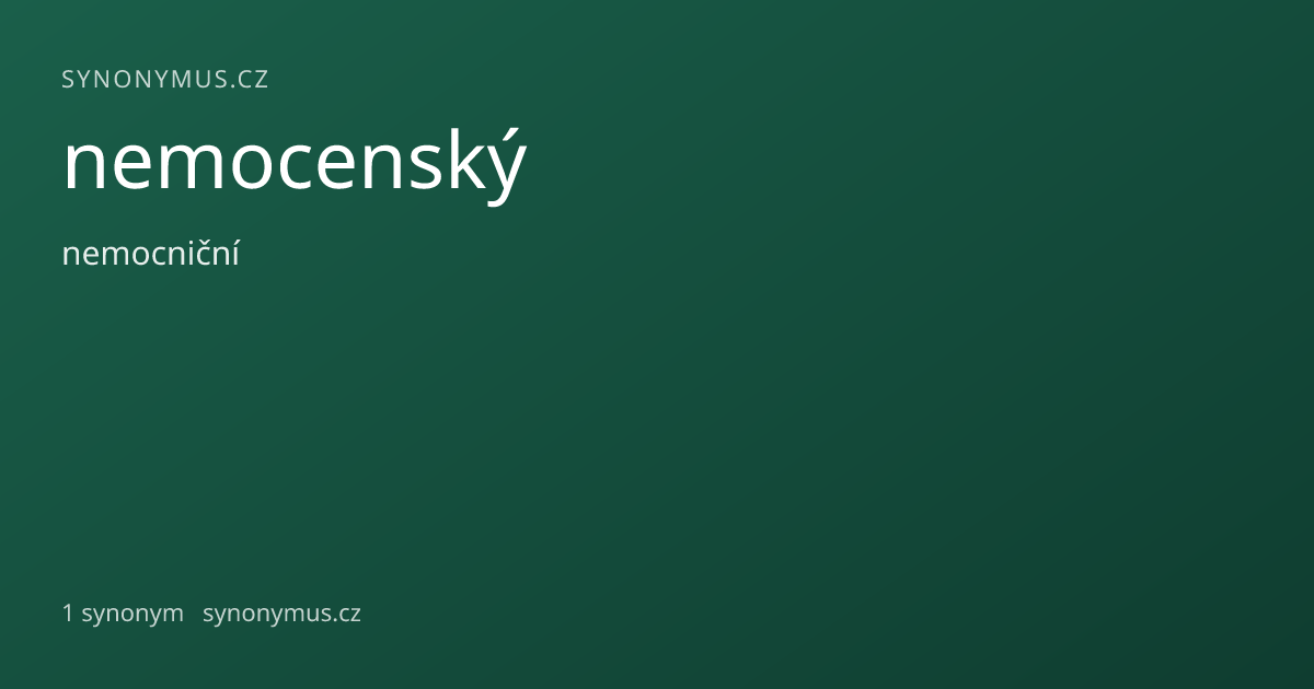 Náhled odkazu: nemocenský