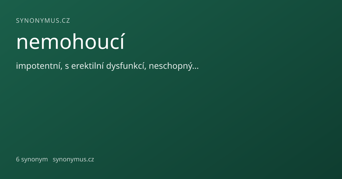 Náhled odkazu: nemohoucí
