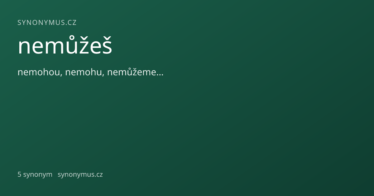 Náhled odkazu: nemůžeš