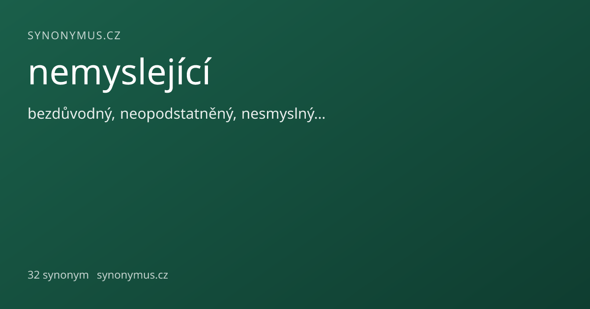 Náhled odkazu: nemyslející