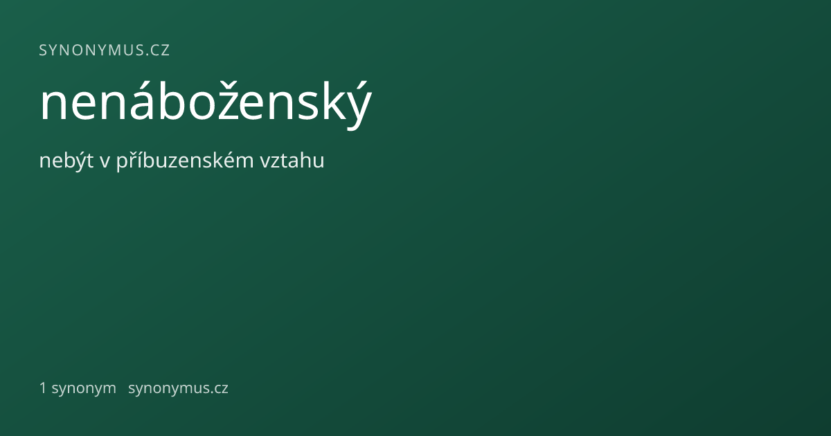 Náhled odkazu: nenáboženský
