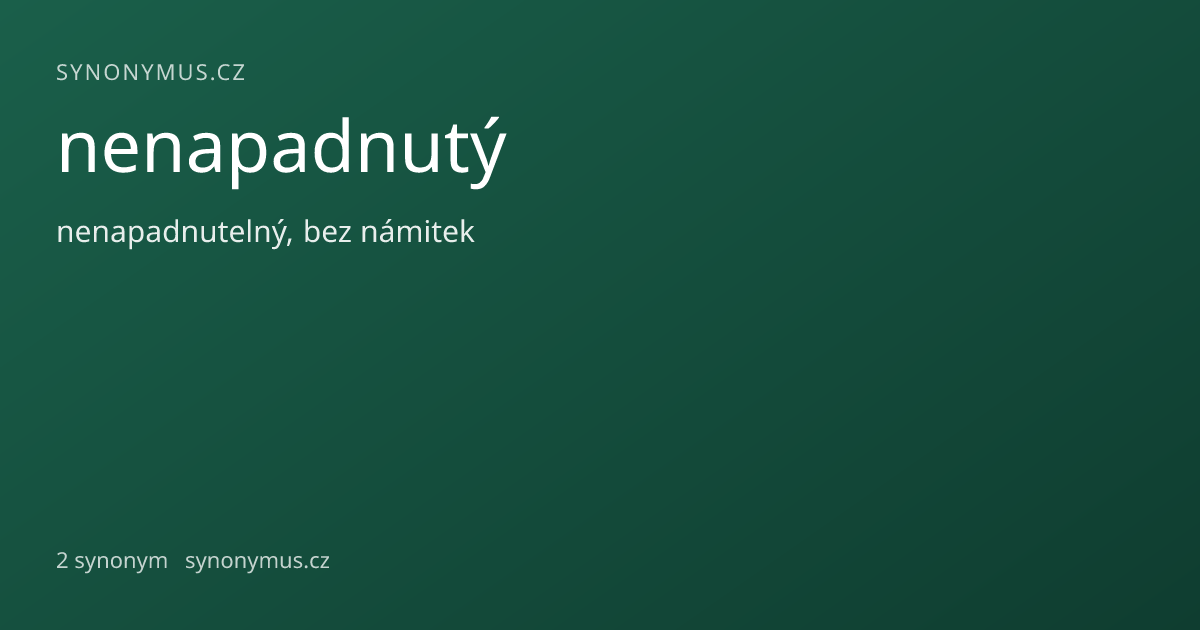 Náhled odkazu: nenapadnutý