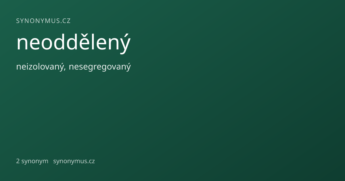 Náhled odkazu: neoddělený