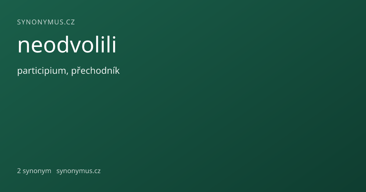 Náhled odkazu: neodvolili