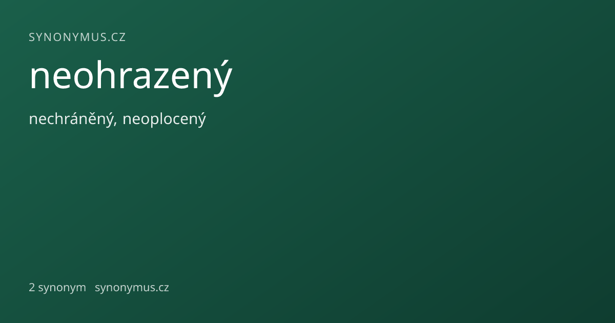 Náhled odkazu: neohrazený