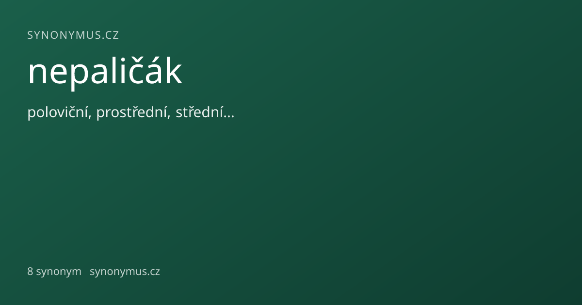 Náhled odkazu: nepaličák