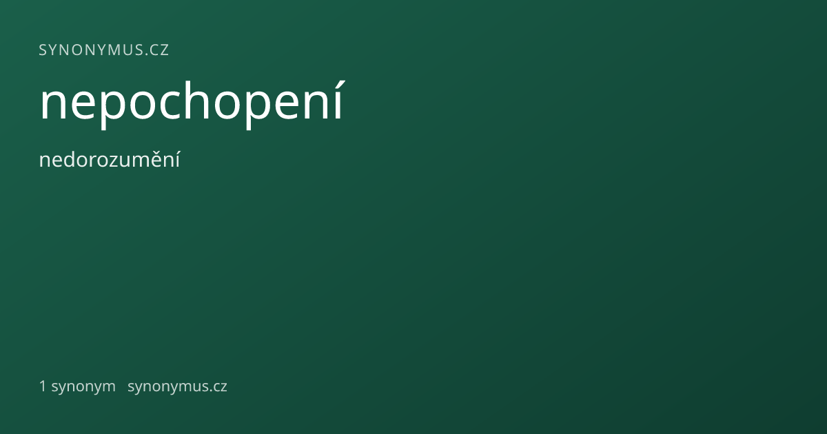 Náhled odkazu: nepochopení