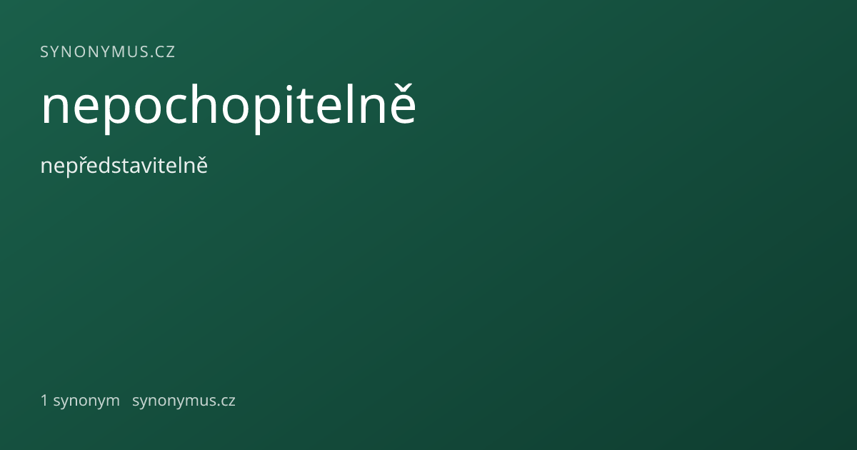 Náhled odkazu: nepochopitelně