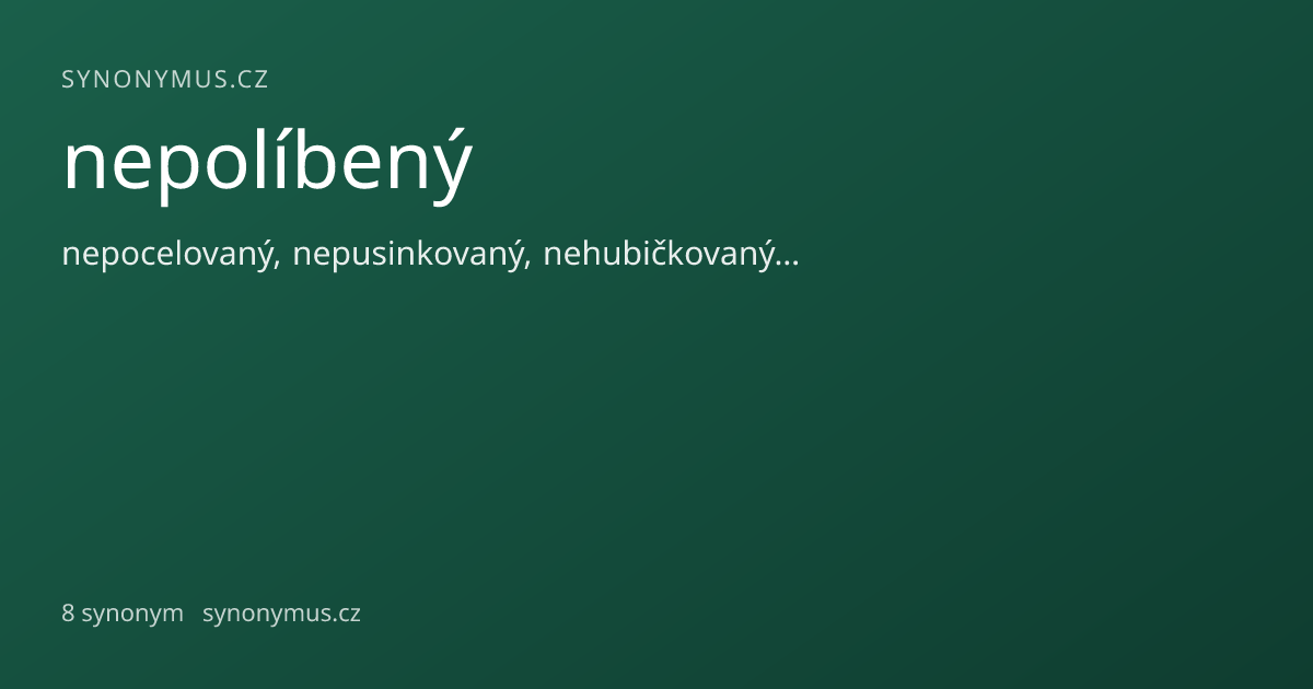 Náhled odkazu: nepolíbený