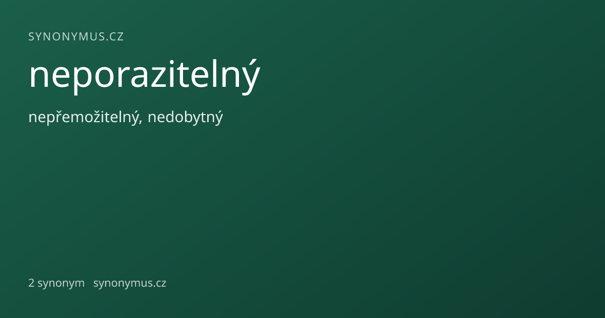 Náhled odkazu: neporazitelný