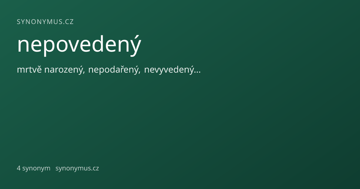 Náhled odkazu: nepovedený