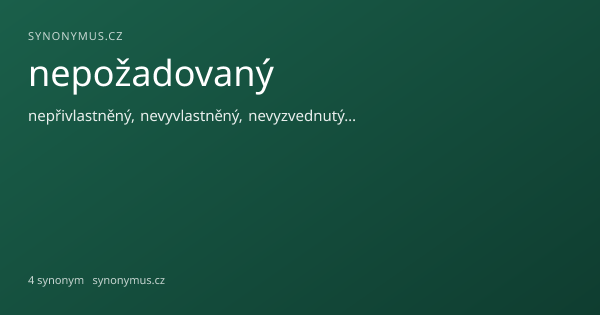 Náhled odkazu: nepožadovaný