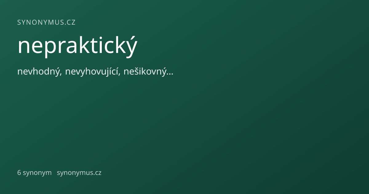 Náhled odkazu: nepraktický