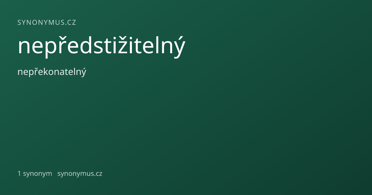 Náhled odkazu: nepředstižitelný